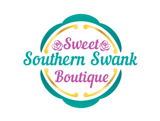 Sweet Southern Swank Boutique  logo design by justin_ezra