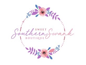 Sweet Southern Swank Boutique  logo design by shravya
