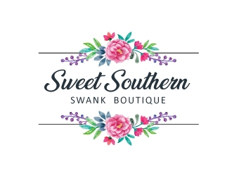 Sweet Southern Swank Boutique  logo design by resurrectiondsgn