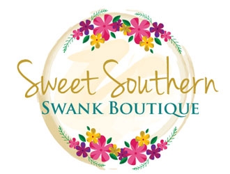 Sweet Southern Swank Boutique  logo design by gogo