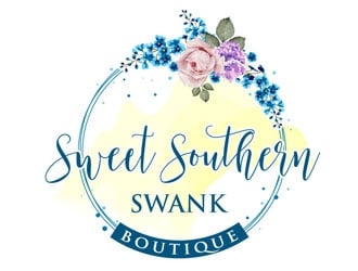 Sweet Southern Swank Boutique  logo design by gogo
