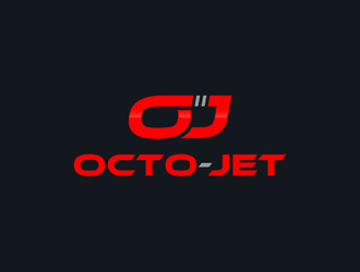 Octo-Jet logo design by alby