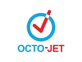 Octo-Jet logo design by agoosh