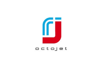Octo-Jet logo design by estrezen