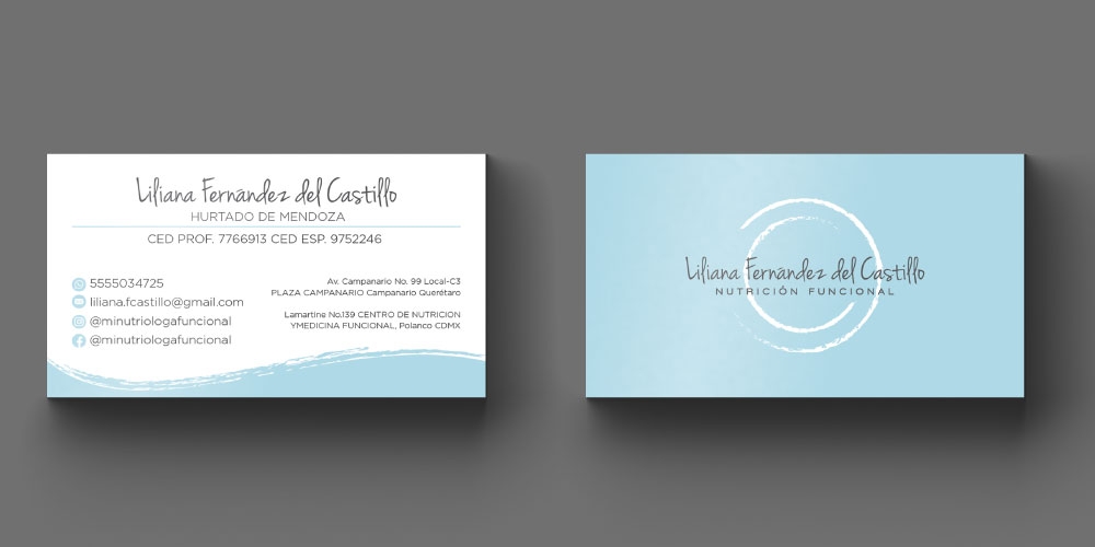 Liliana Fernández del Castillo logo design by Boomstudioz