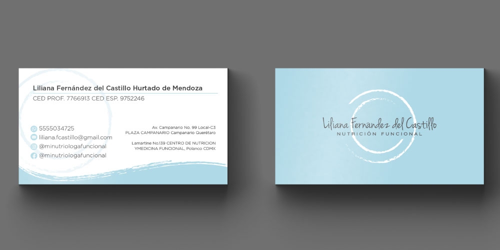 Liliana Fernández del Castillo logo design by Boomstudioz