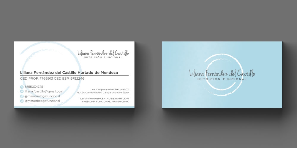 Liliana Fernández del Castillo logo design by Boomstudioz