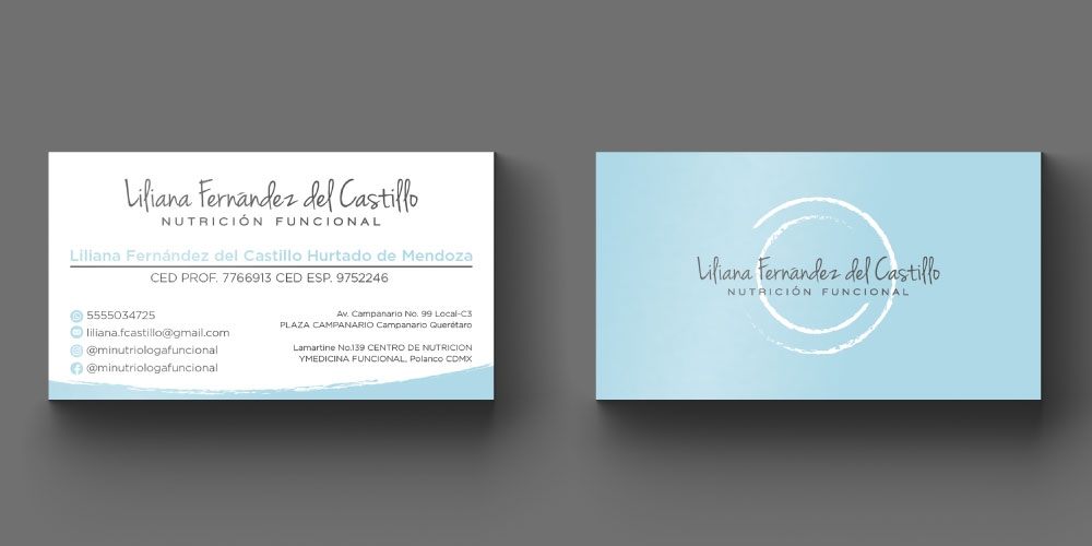 Liliana Fernández del Castillo logo design by Boomstudioz