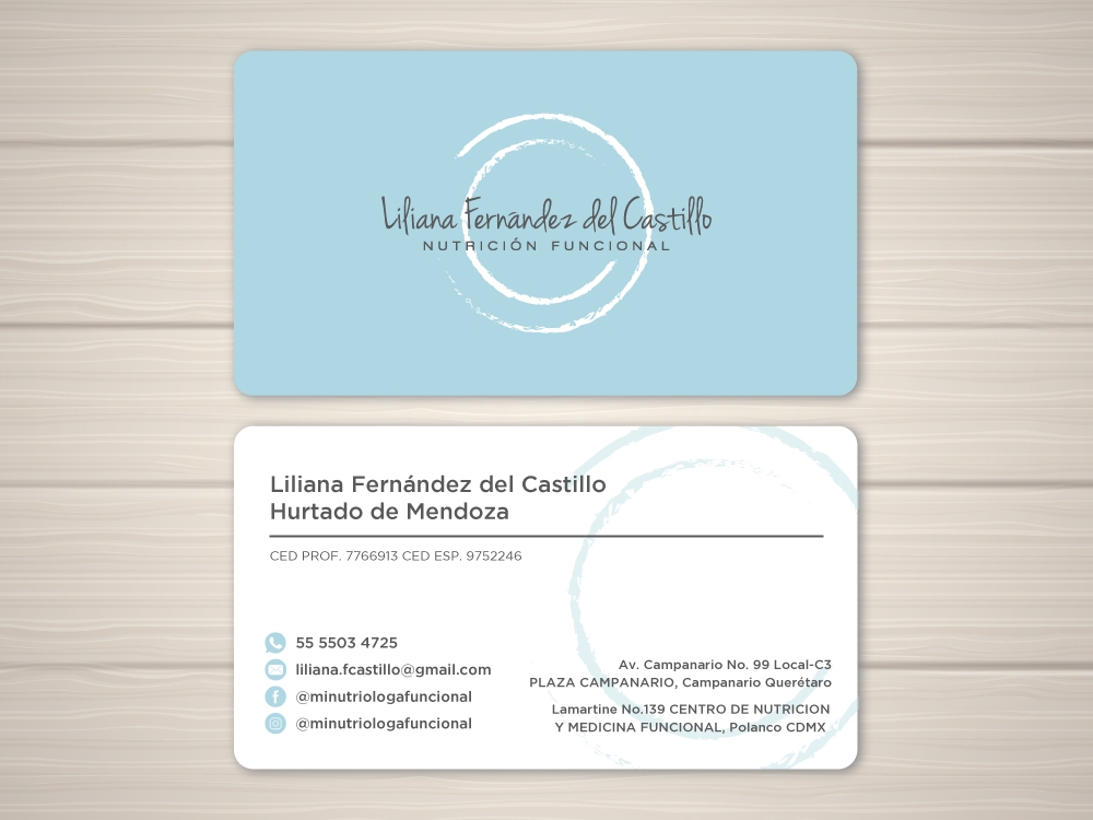 Liliana Fernández del Castillo logo design by labo