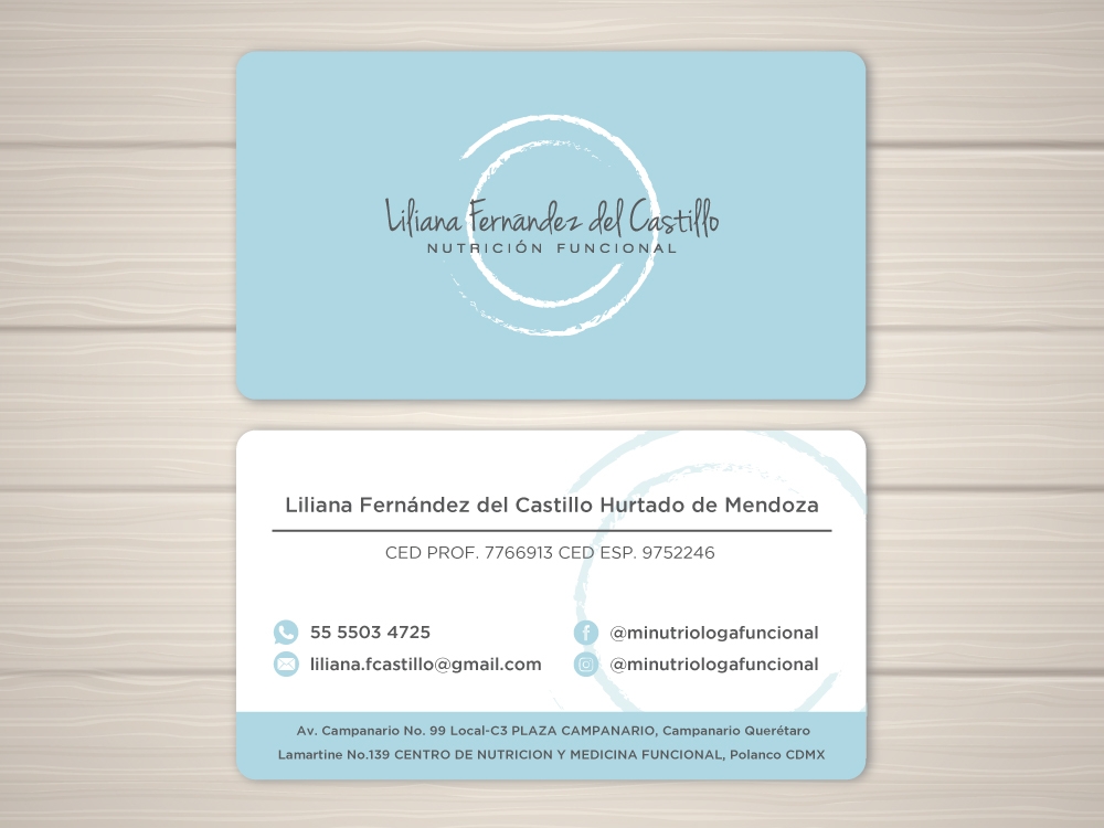 Liliana Fernández del Castillo logo design by labo