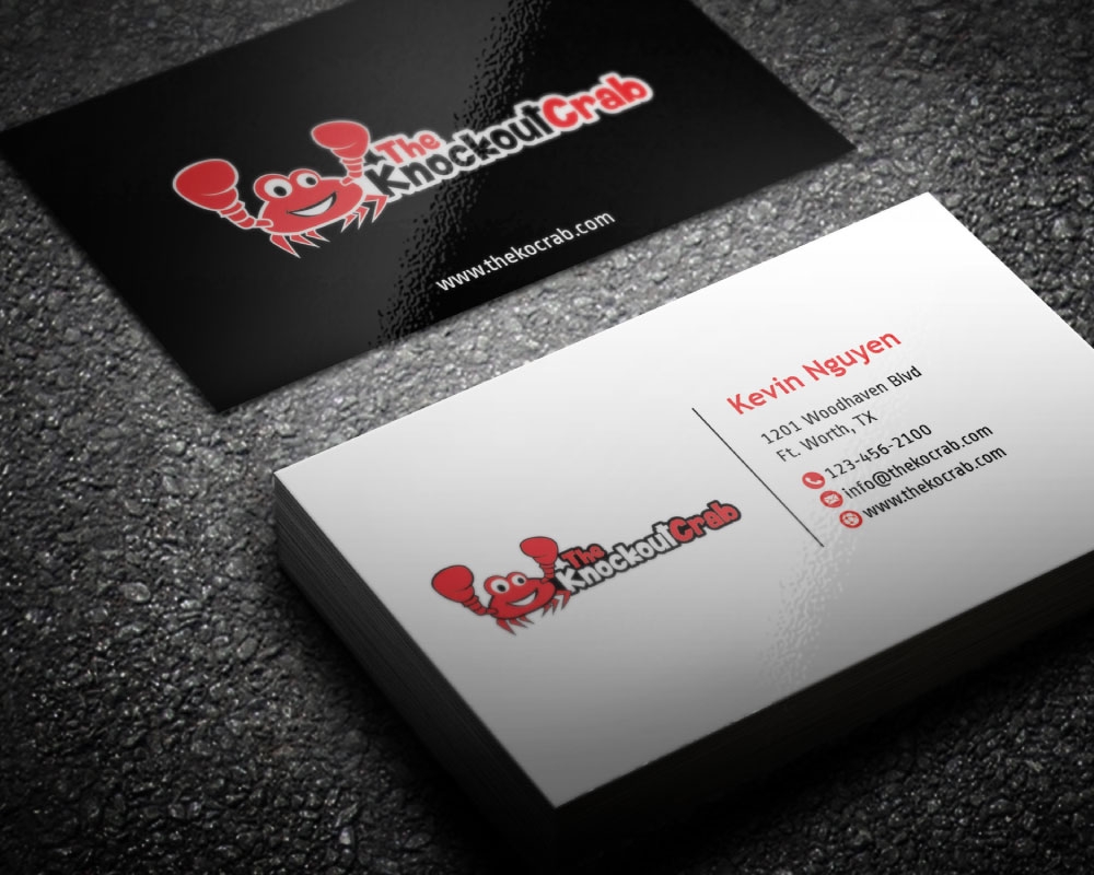 THE KNOCKOUT CRAB logo design by Boomstudioz