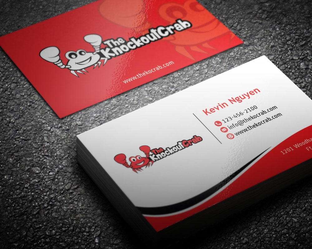 THE KNOCKOUT CRAB logo design by Boomstudioz