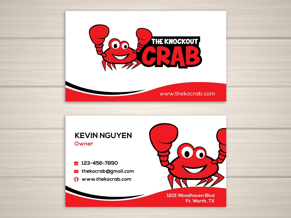 THE KNOCKOUT CRAB logo design by labo