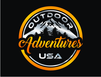 Outdoor Adventures USA logo design by bricton