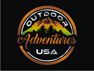 Outdoor Adventures USA logo design by bricton