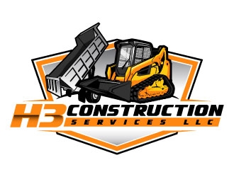H3 CONSTRUCTION SERVICES LLC logo design by daywalker