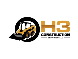 H3 CONSTRUCTION SERVICES LLC logo design by zakdesign700