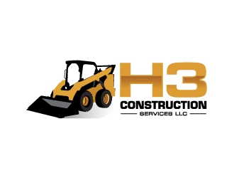 H3 CONSTRUCTION SERVICES LLC logo design by zakdesign700