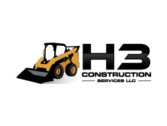 H3 CONSTRUCTION SERVICES LLC logo design by zakdesign700
