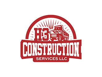 H3 CONSTRUCTION SERVICES LLC logo design by enzidesign