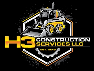 H3 CONSTRUCTION SERVICES LLC logo design by REDCROW