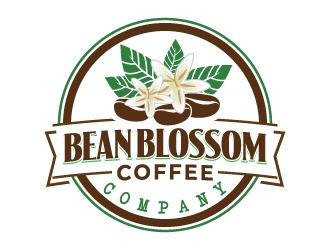 Bean Blossom Coffee Company logo design by jaize
