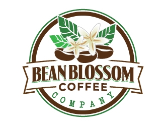 Bean Blossom Coffee Company logo design - 48hourslogo.com