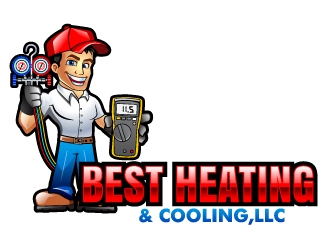 Best Heating & Cooling,LLC logo design by uttam