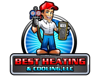 Best Heating & Cooling,LLC logo design by uttam