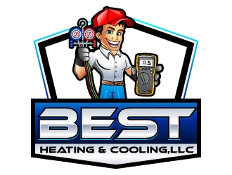 Best Heating & Cooling,LLC logo design by uttam