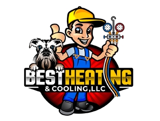 Best Heating & Cooling,LLC logo design by DreamLogoDesign