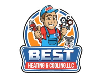 Best Heating & Cooling,LLC logo design by boybud40
