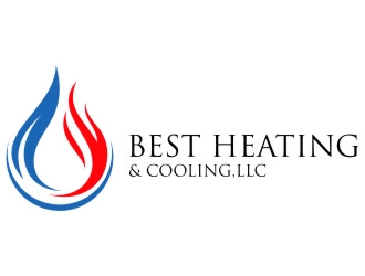 Best Heating & Cooling,LLC logo design by jetzu