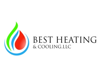 Best Heating & Cooling,LLC logo design by jetzu