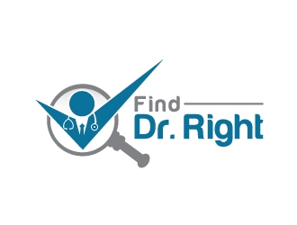 Find Dr. Right logo design by NikoLai