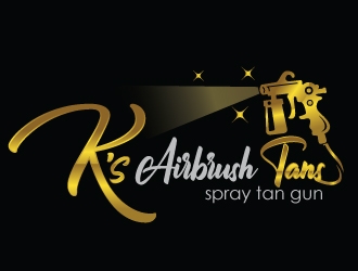 Ks Airbrush Tans logo design by Upoops