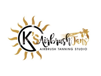 Ks Airbrush Tans logo design by invento
