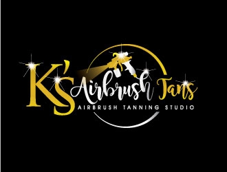 Ks Airbrush Tans logo design by invento