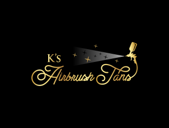 Ks Airbrush Tans logo design by ubai popi