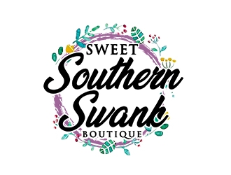 Sweet Southern Swank Boutique  logo design by PrimalGraphics