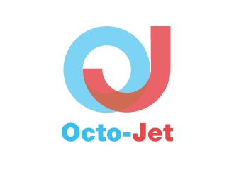Octo-Jet logo design by d1ckhauz