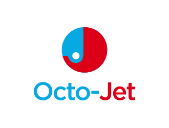 Octo-Jet logo design by Inlogoz