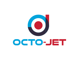 Octo-Jet logo design by AisRafa