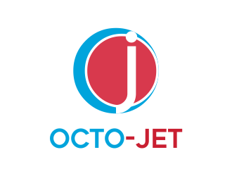 Octo-Jet logo design by AisRafa