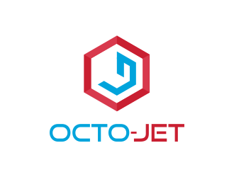 Octo-Jet logo design by AisRafa
