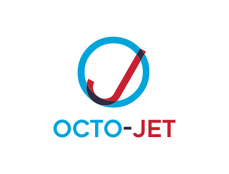 Octo-Jet logo design by AisRafa
