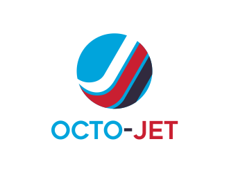 Octo-Jet logo design by AisRafa