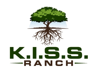K.I.S.S. Ranch logo design by ElonStark