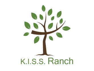 K.I.S.S. Ranch logo design by MonkDesign