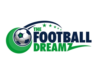 The footballdreamz OR The football dreamz logo design by DreamLogoDesign